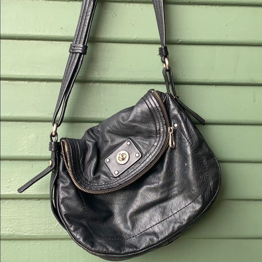 Black Leather Marc Jacobs Purse